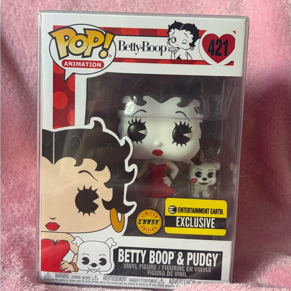 Funko CHASE RARE Betty boop and pudgy Funko Pop
